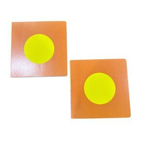 Set Of 2 One Yellow Sun Board Book By Michael Arndt, Colorful Educational Counti